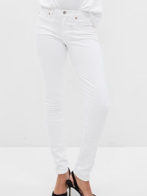 Jeansy skinny damskie GAP 570471-00 26 Białe (1200119994217). Jeansy damskie