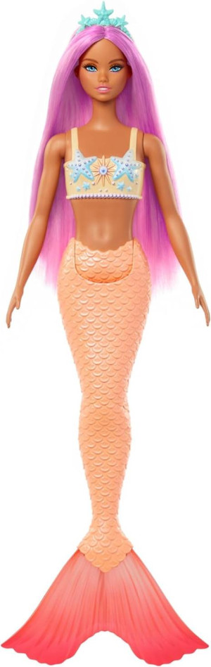 Lalka Syrenka Barbie Dreamtopia Pomarańczowy ogon (0194735183661). Lalki dla dzieci