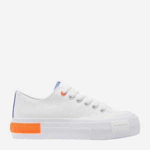 Trampki damskie na platformie D.Franklin One Way Low Summer Club DFSH389001-WHIT 36 (5US/3.5UK) 23.3 cm Białe (8445333399926). Tenisówki i trampki damskie