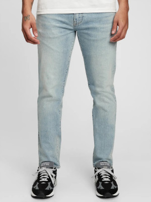 Jeansy regular fit męskie GAP 819620-00 W33L34 Niebieskie (1200061907075). Jeansy męskie