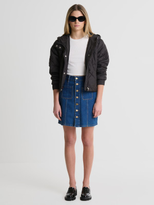 Spódnica trapezowa damska jeansowa Big Star ALMRA W26 Blue (5900714699079). Spódnice damskie