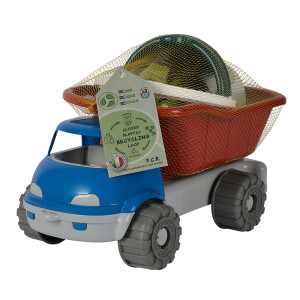 Zestaw do zabawy w piasku Androni Androni Giocattoli Recycled Fish Truck And Bucket (8000796550415). Zabawki na plażę, do piaskownicy i wanny