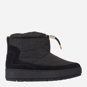 Śniegowce damskie krótkie Tommy Hilfiger THIFW0FW07637BDS 39 Czarne (8720645548805). Śniegowce damskie