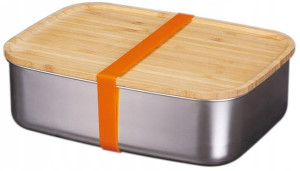 Lunch box Berlinger Haus Jednokomorowy z bambusową pokrywką 1500 ml (5999108450693). Pojemniki na żywność