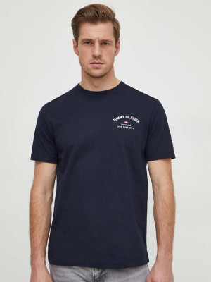 Koszulka męska Tommy Hilfiger MW0MW33697-DW5 L Granatowa (8720645694892). T-shirty męskie
