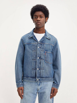 Kurtka jeansowa męska Levi's Type I Trucker A3174-0004 S Granatowa (5401043517268). Kurtki jeansowe męskie