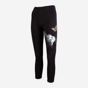 Legginsy młodzieżowe dziewczęce Tup Tup PIK3122-1010 152 cm Czarne (5907744055592). Legginsy dziewczęce