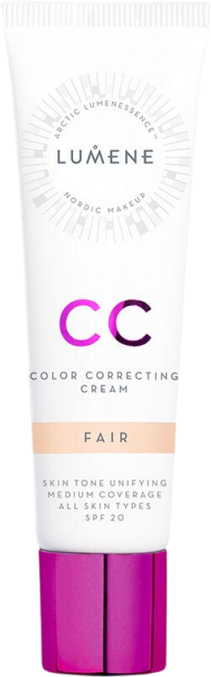 Podkład do twarzy Lumene CC Color Correcting Cream SPF 20 w kremie 7 w 1 Fair 30 ml (6412600834925). Kremy BB i CC