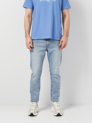 Jeansy slim fit męskie Levi's 515 Slim Taper Not My Day Dx A7222-0004 34-32 Błękitne (5401128709427). Jeansy męskie