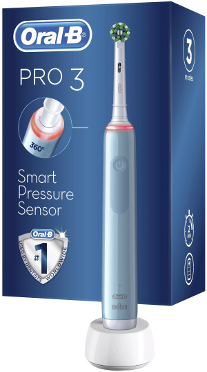 Elektryczna szczoteczka do zębów Oral-b Braun Pro 3 3000 Blue (4210201291640). Szczoteczki elektryczne i irygatory