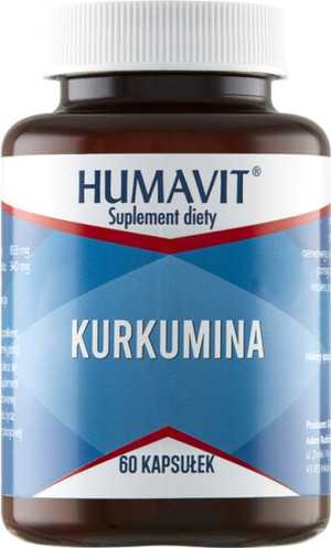 Suplement diety Humavit Kurkumina 60 kapsułek (5903129300745). Naturalne suplementy diety i ekstrakty
