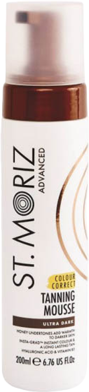 Mus do opalania ST.Moriz Advanced Pro Colour Correcting Mousse z zaawansowanymi efektami korekcji Ultra Dark 200 ml (5060427357748). Samoopalacze