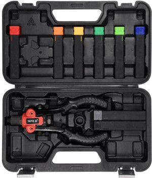 Nitownica dwuręczna YATO do nakrętek gwintowanych M3-10 mm i nitów o średnicy 2,4-6,4 mm 260 mm YT-36091 (5906083068416). Nitownice