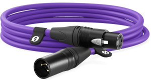 Kabel Rode XLR - XLR 3 m Purple (RODE XLR3M-PU). Komutacja