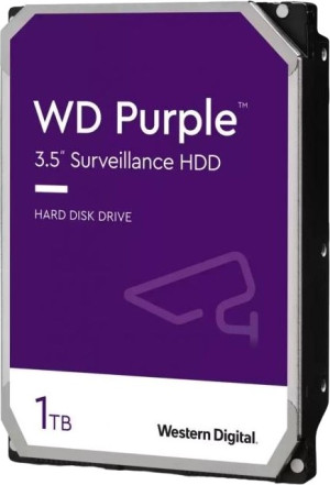 Dysk twardy Western Digital Purple Surveillance 1TB 5400rpm 64MB 3.5 SATA III (WD11PURZ). Dyski twarde HDD