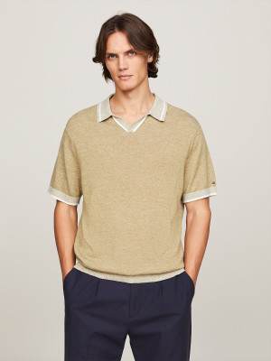 Koszulka polo męska Tommy Hilfiger MW0MW34677-L9F 2XL Oliwkowa (8720646470303). Koszulki polo męskie
