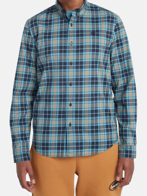 Koszula męska bawełniana Timberland TB0A6GM5 S Błękitna (196247872620). Koszule męskie