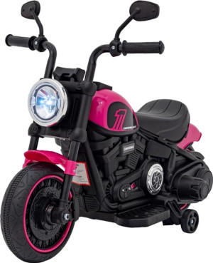 Motocykl elektryczny dla dzieci Chopper Faster Różowy (5903864941043). Pojazdy na akumulator i pedały dla dzieci