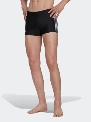 Kąpielówki męskie bokserki adidas 3 Stripes Boxer HT2073 5 Czarne (4066745165295). Szorty plażowe i kąpielówki męskie