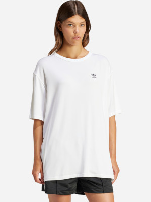 T-shirt damski długi adidas Trefoil Originals IR8064 XS Biały (4066757290398). T-shirty damskie