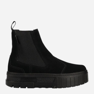 Sztyblety damskie zamszowe Puma Mayze Chelsea Suede Wn's 393092-01 37 (4UK) 23 cm Czarne (4063699496666). Buty za kostkę damskie