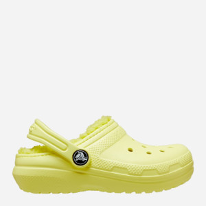 Chodaki dziecięce dla dziewczynki ocieplane Crocs Classic Fuzz-Lined Casual CR207009 22-23 (C6) 13.6 cm Żółte (191448965539). Chodaki dziewczęce