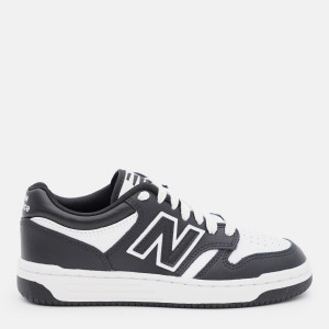 Sneakersy młodzieżowe chłopięce New Balance 480 GSB480BW 37.5 (5US) Czarny/Biały (197375092133). Buty sportowe i sneakersy chłopięce