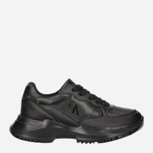 Sneakersy dziecięce dla dziewczynki Calvin Klein Jeans Low Cut Lace-up V3A9-80997-1752999 28 Czarne (8052578651636). Buty sportowe i sneakersy dziewczęce