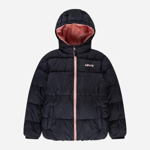 Kurtka młodzieżowa dziewczęca zimowa Levi's 4EH930-K75 12A 146-152 cm Czarna (3666643037147). Kurtki dziewczęce
