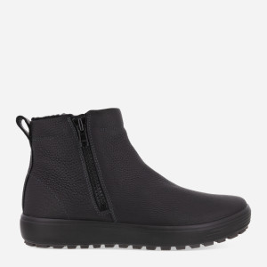 Zimowe trzewiki męskie skórzane ECCO Soft 7 Tred M 450314-01001 44 Czarne (825840240399). Buty męskie za kostkę