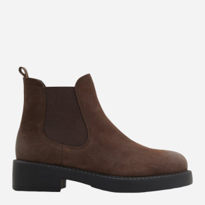Sztyblety damskie skórzane ALDO 13474676-201 40 (9US) 25.5 cm Ciemnobrązowe (684444486189). Buty za kostkę damskie