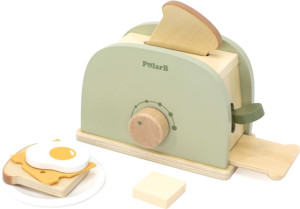 Toster Viga Toys PolarB Drewniany z akcesoriami (6971608442155). Zestawy zabawek dla dzieci
