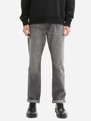 Jeansy regular fit męskie Tom Tailor 1043456 31-32 Szare (4068127318022). Jeansy męskie