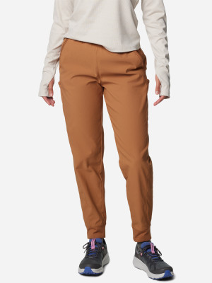 Spodnie dresowe damskie Columbia Leslie Falls Jogger II 2087051224 XS Brązowe (195981290868). Spodnie sportowe damskie