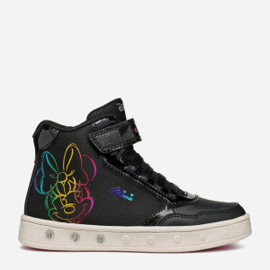 Sneakersy młodzieżowe dla dziewczynki Geox J Skylin Girl J468WE011KNC9999 35 Czarne (8056206902503). Tenisówki i trampki dziewczęce