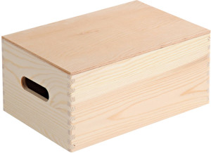 Skrzynka do przechowywania Kesper Drewniana 13.5x29x19 cm (4000270694011). Pojemniki i pudełka do przechowywania