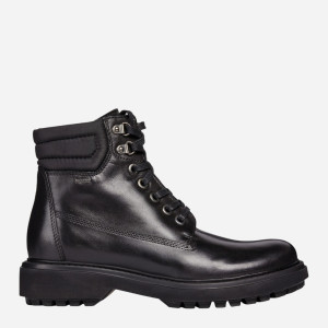 Trzewiki damskie skórzane Geox D84AYC00043-C9999 38 Czarne (8058279486164). Buty za kostkę damskie