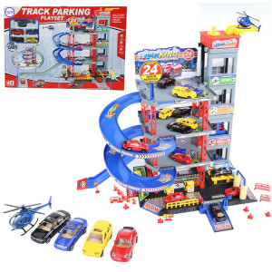Parking garaż Woopie Toys z akcesoriami (0716053830456). Garaże i parkingi dla dzieci