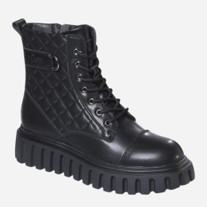 Trzewiki damskie skórzane Lee Cooper LCJ-24-01-2976LA 41 (7UK) 26.5 cm Czarne (5904292159970). Buty za kostkę damskie