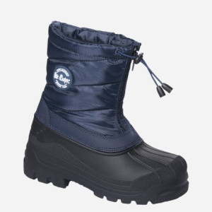 Śniegowce chłopięce ocieplane Lee Cooper LCJ-24-44-2841K 32 Granatowe (5904292145454). Kozaki i śniegowce chłopięce