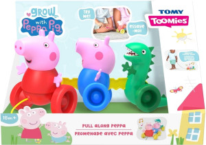 Zabawka do ciągnięcia Tomy Świnka Peppa Rodzinka (5011666735279). Zabawki dla niemowląt