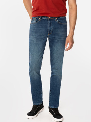 Jeansy slim fit męskie Lee Cooper Jeff 1079 31-32 Granatowe (5905991717201). Jeansy męskie