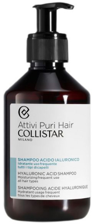 Szampon do włosów Collistar Attivi Puri z kwasem hialuronowym 250 ml (8015150297301). Szampony