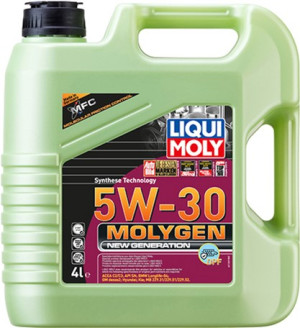 Syntetyczny olej silnikowy Liqui Moly Molygen New Generation DPF 5W-30 4 l 21225 (4100420212253). Oleje silnikowe