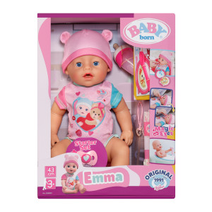Lalka bobas Baby Born Emma 43 cm z akcesoriami (834800) (4001167834800). Lalki Bobasy