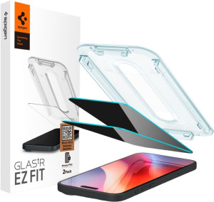 Szkło hartowane Spigen Glas.tR EZ Fit Privacy do Apple iPhone 16 Pro Max (2 pack) (8809971228527). Szkła hartowane
