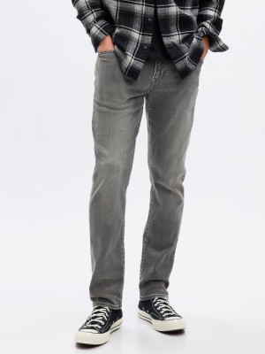 Jeansy slim fit męskie GAP 749094-00 W34L34 Szare (1200116333958). Jeansy męskie