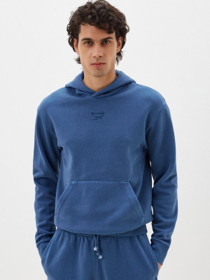 Bluza z kapturem męska Reebok Ri Washed Oth Hood 100205482 2XL Niebieska (1200143834374). Bluzy z kapturem męskie