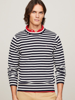 Sweter męski Tommy Hilfiger MW0MW21316-0A4 L Granatowy (8720645706755). Swetry męskie