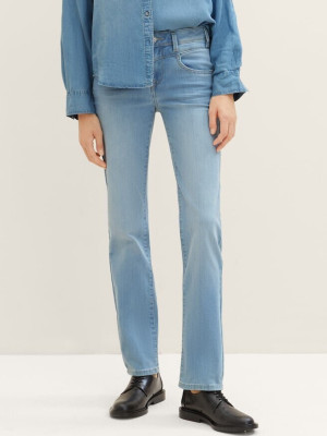 Jeansy regular fit damskie Tom Tailor 1041209 28-32 Niebieskie (4067672173957). Jeansy damskie
